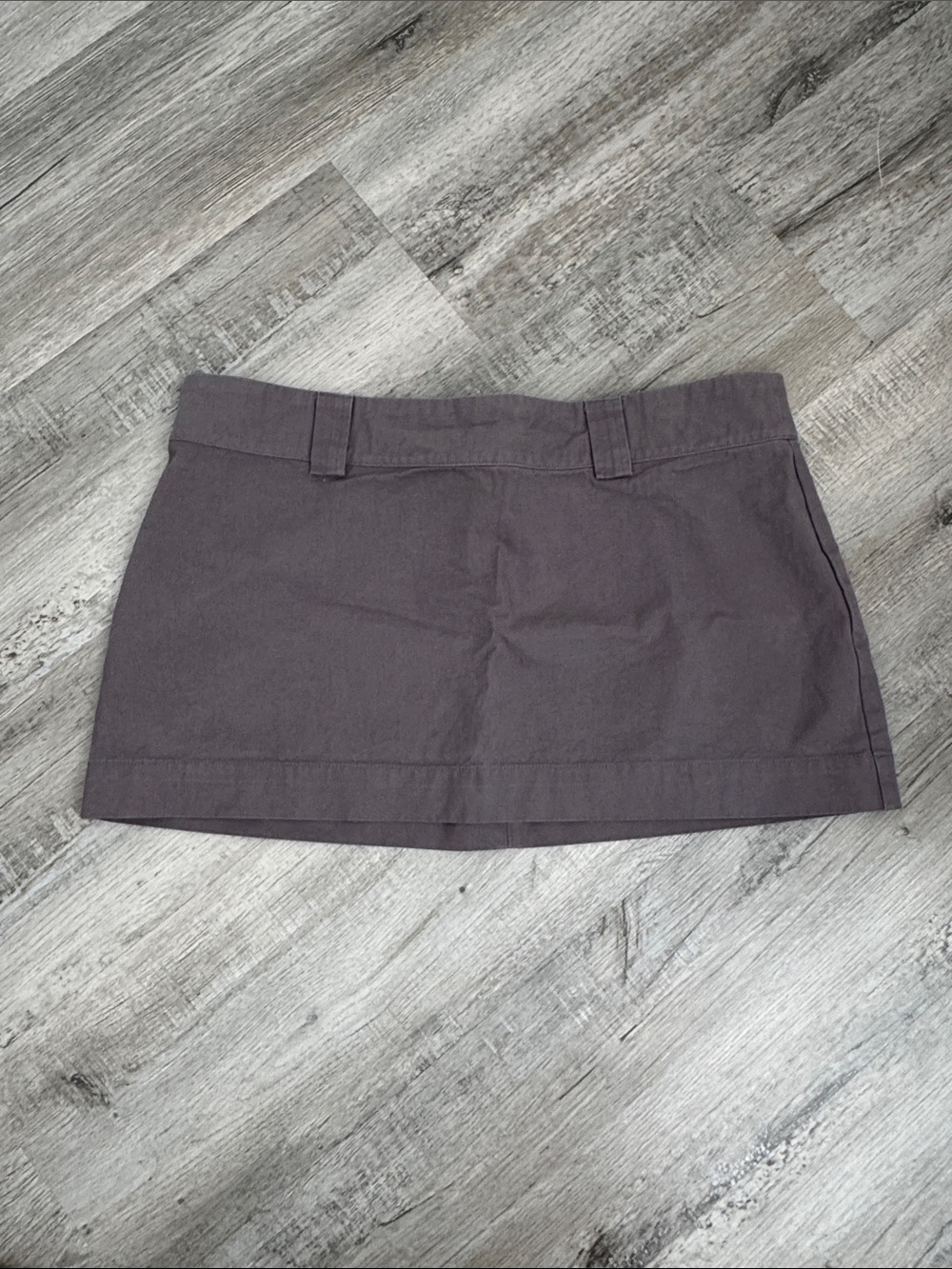 Women’s White Fox Tailored Gray Mini Skirt